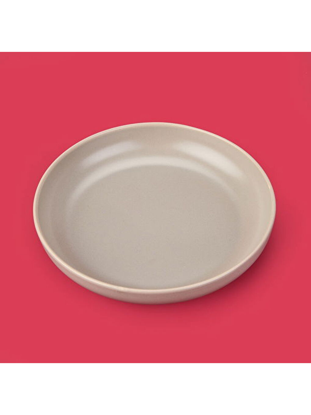 Kitchen Nordic Çukur Yemek Tabağı - Gri - 22 cm-1