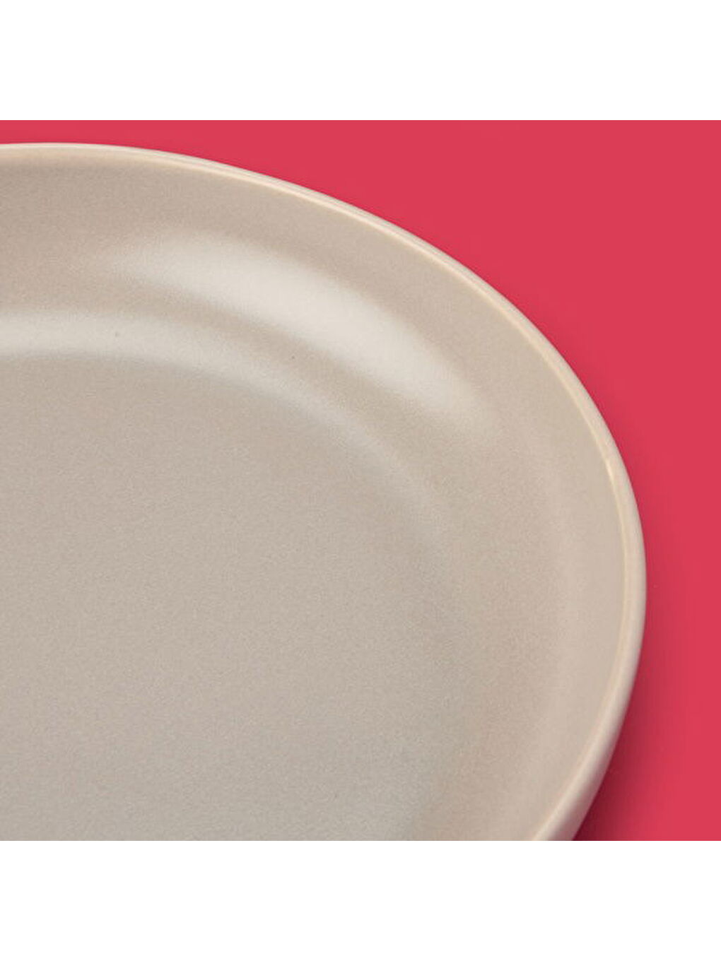 Kitchen Nordic Çukur Yemek Tabağı - Gri - 22 cm-2