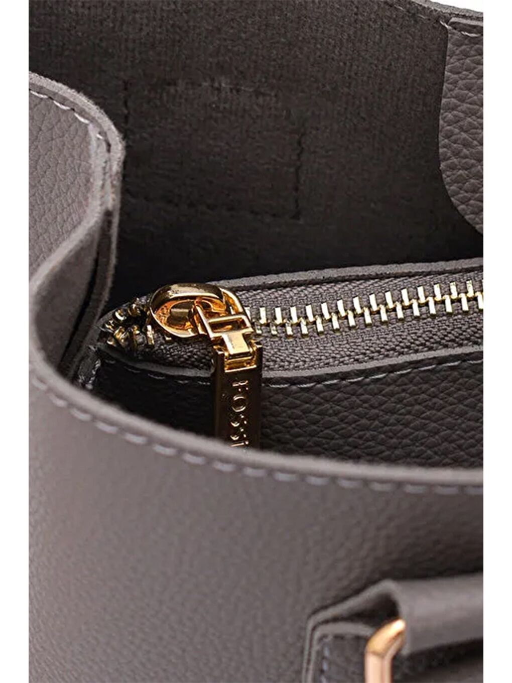 Gri Kadın Elise El ve Çapraz Omuz Çantası-3