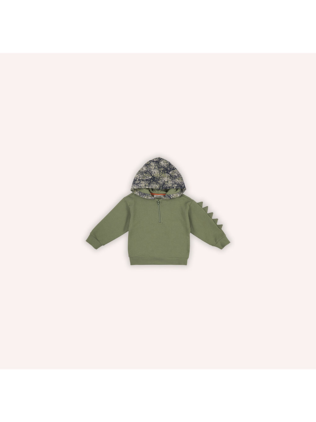 Panço Haki Erkek Çocuk Kapüşonlu Sweatshirt - 1