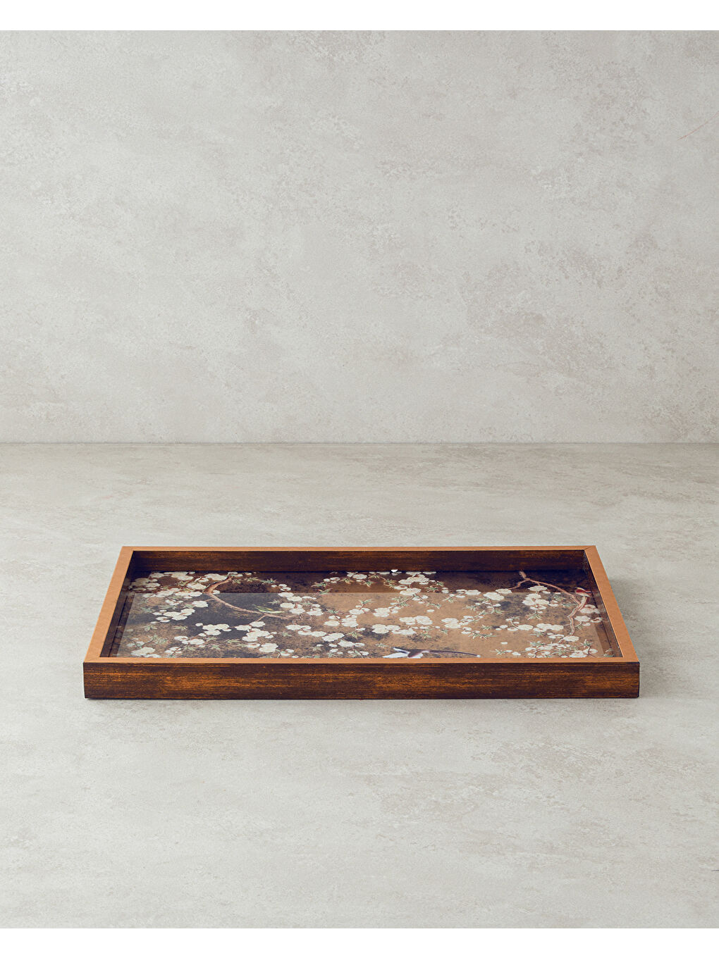 Sarı Alonza Dekoratif Tepsi Gold