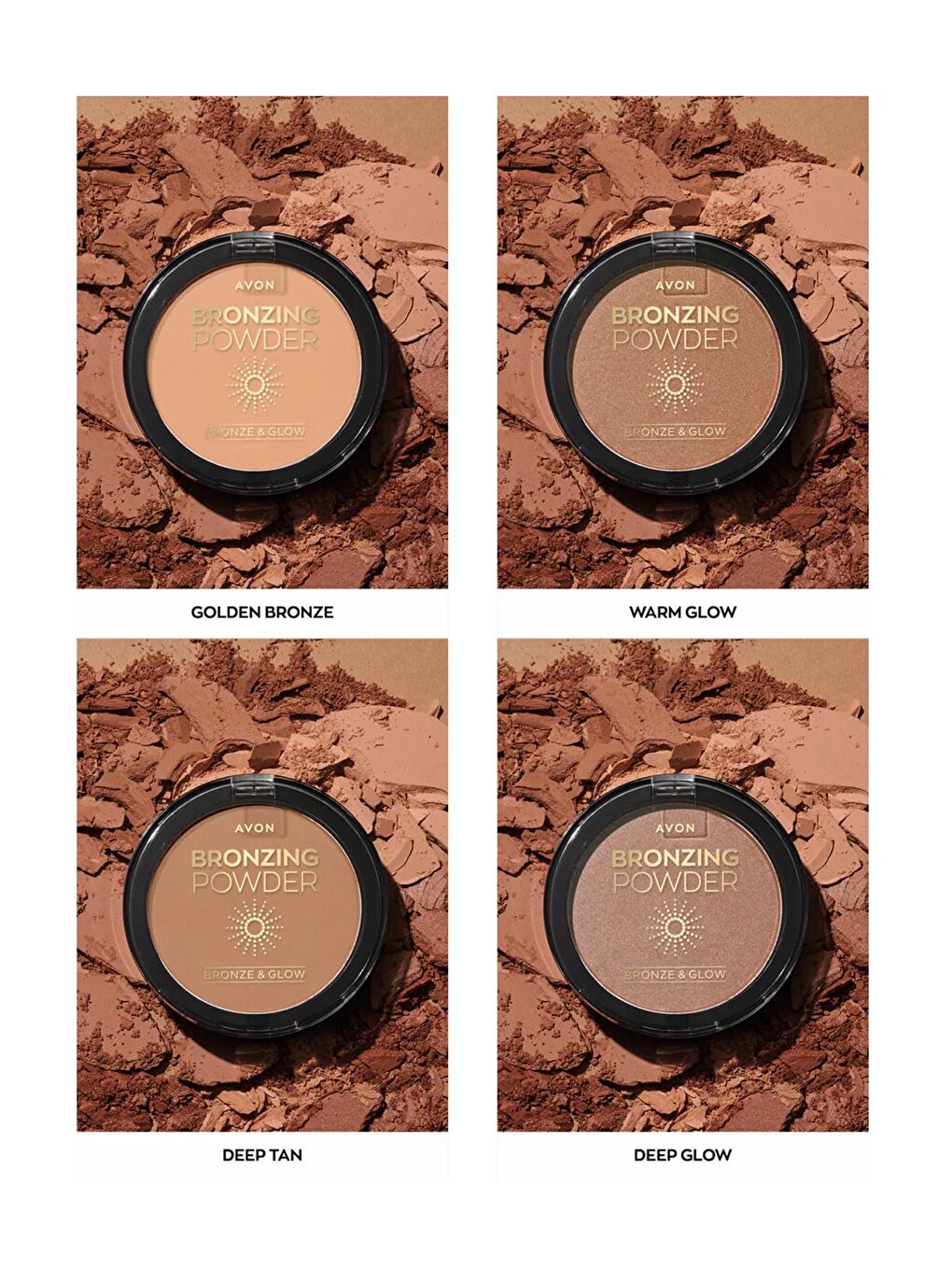 AVON Renksiz Bronzlaştırıcı Pudra Bronze & Glow Warm Glow - 3