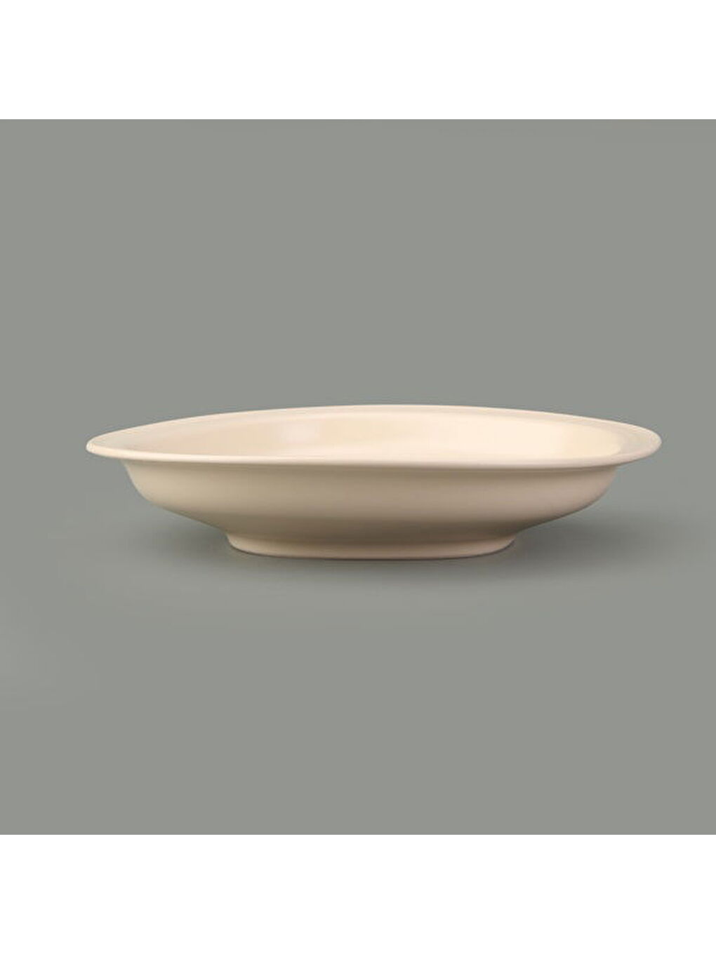 Ekru Kitchen Bloom Çukur Yemek Tabağı - Krem - 23 cm-3