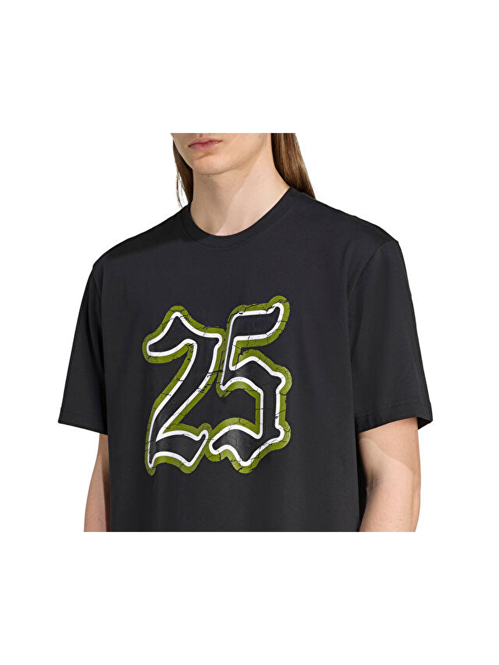 Grfx Tee Erkek Günlük Tişört Jy2767 Siyah-4