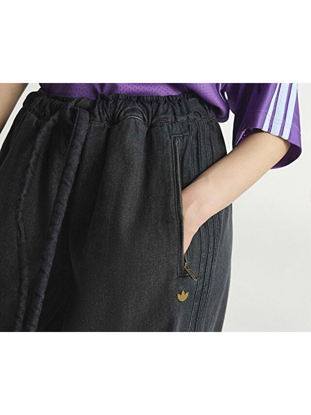 P Ess Denim Tp Kadın Günlük Pantolon Kd3919 Siyah-2