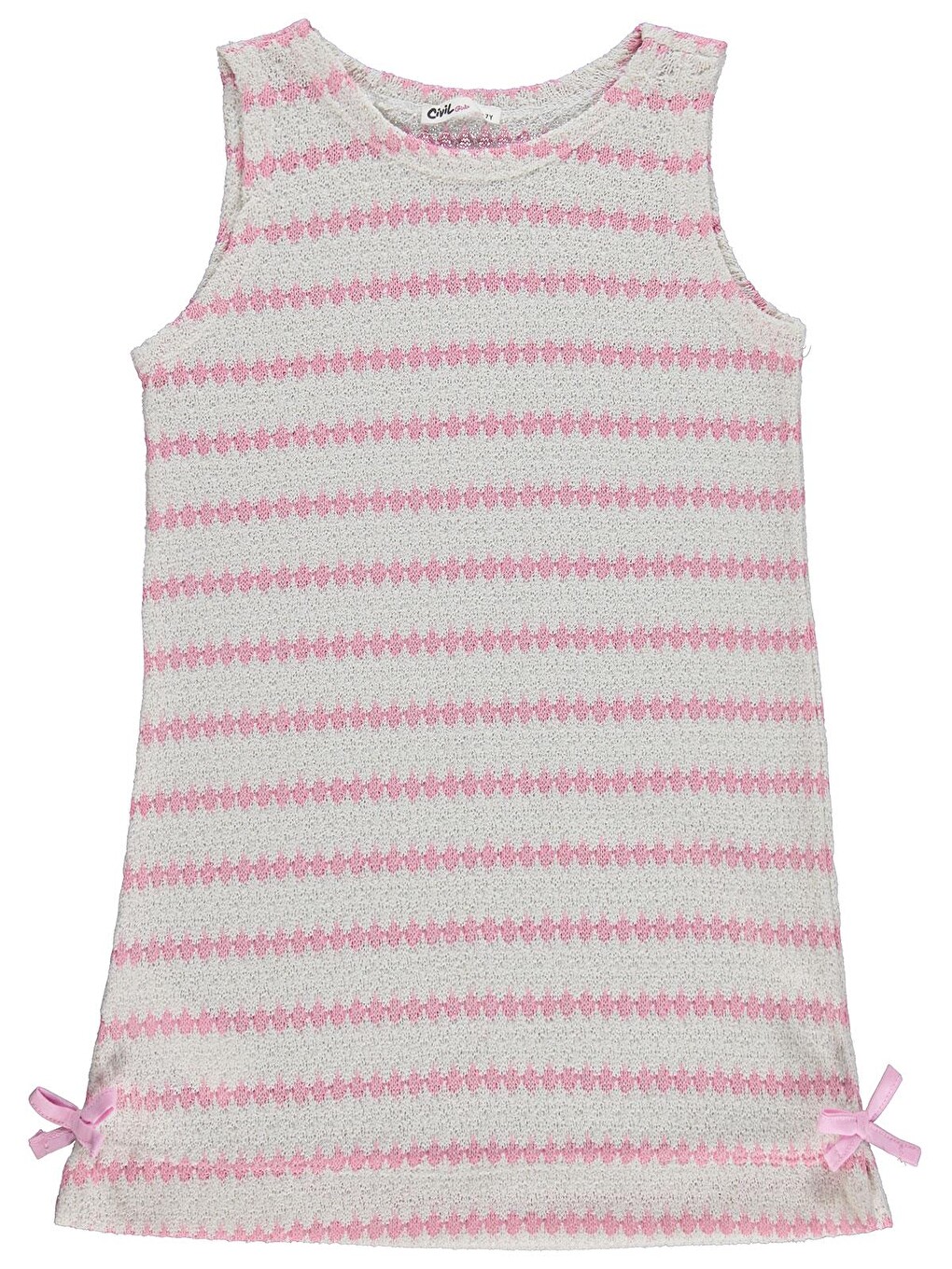 Girls Fiyonklu 6-9 Yaş Elbise - Pembe