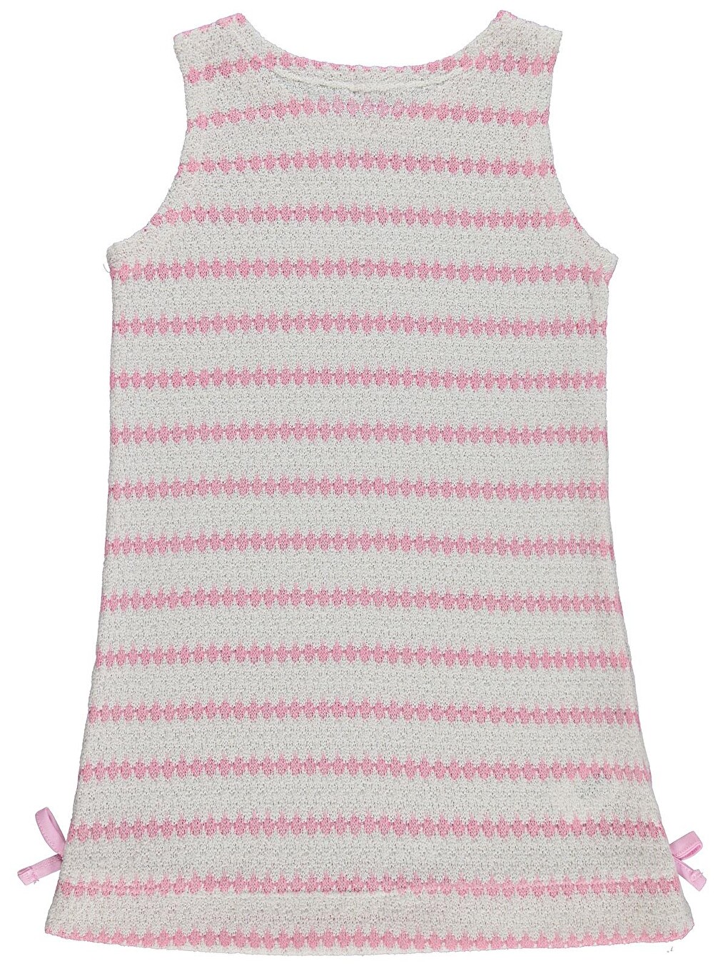 Girls Fiyonklu 6-9 Yaş Elbise - Pembe-1