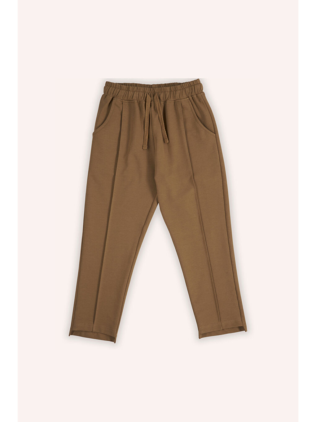 Kahverengi Kız Çocuk Eşofman Alt-1