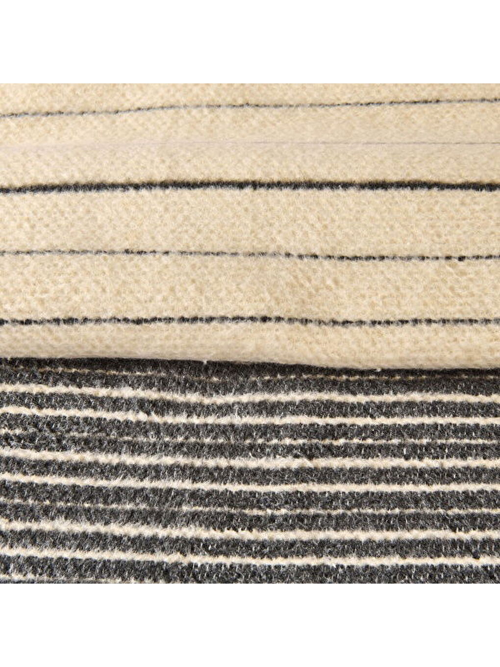 Soft Victor Pamuklu Tek Kişilik Battaniye - Antrasit - 150x200 cm-1