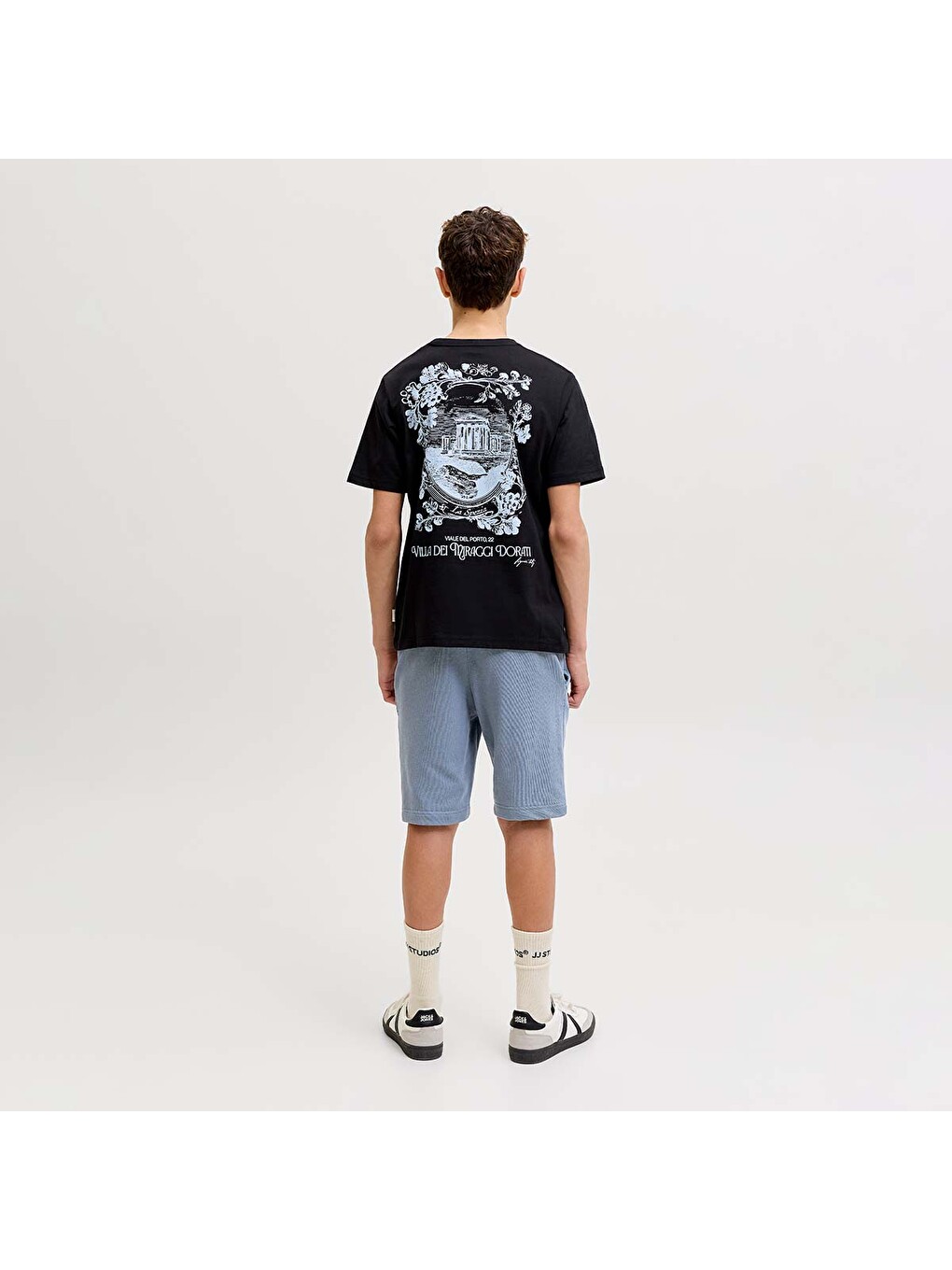 Gordon Archive Sweat Shorts Mid Erkek Çocuk Mavi Şort-1