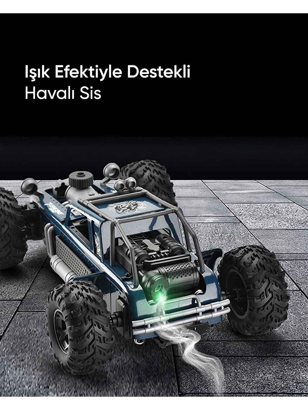 2.4 Ghz Yüksek Hızlı Truck Araba 4 Ch Usb Şarjlı Beyaz-2
