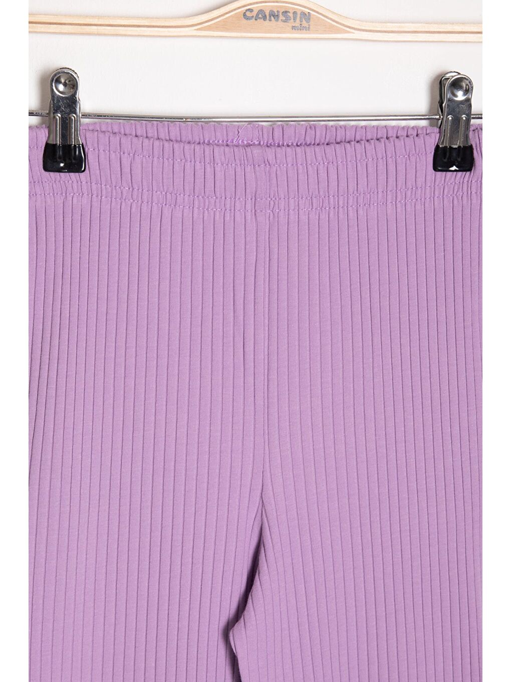 Lila Karakter Baskılı Tişörtlü Fitilli Pantolonlu Kız Çocuk 2li Takım 23830-4