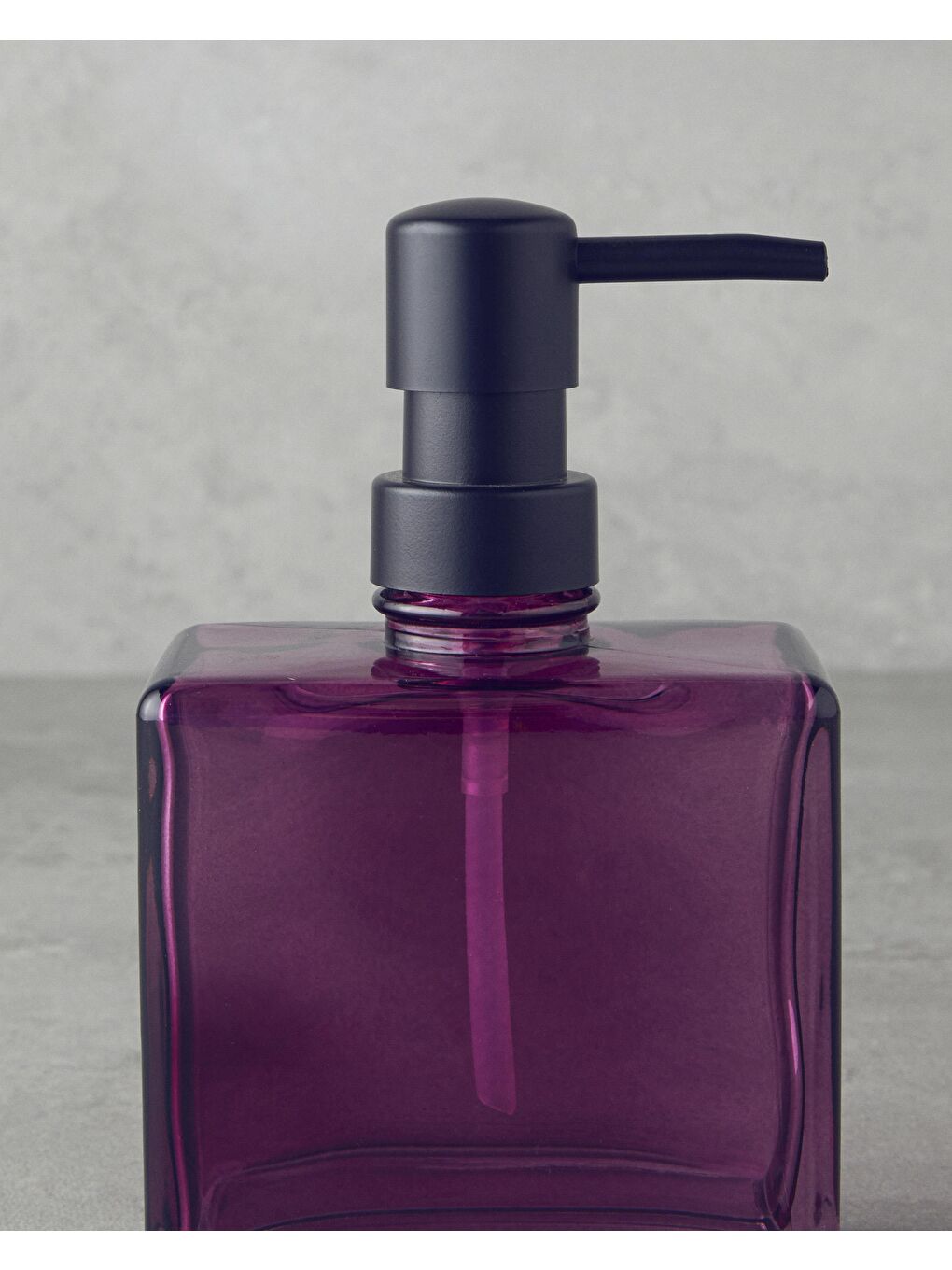 Myla Cam Banyo Sıvı Sabunluk Pembe-1