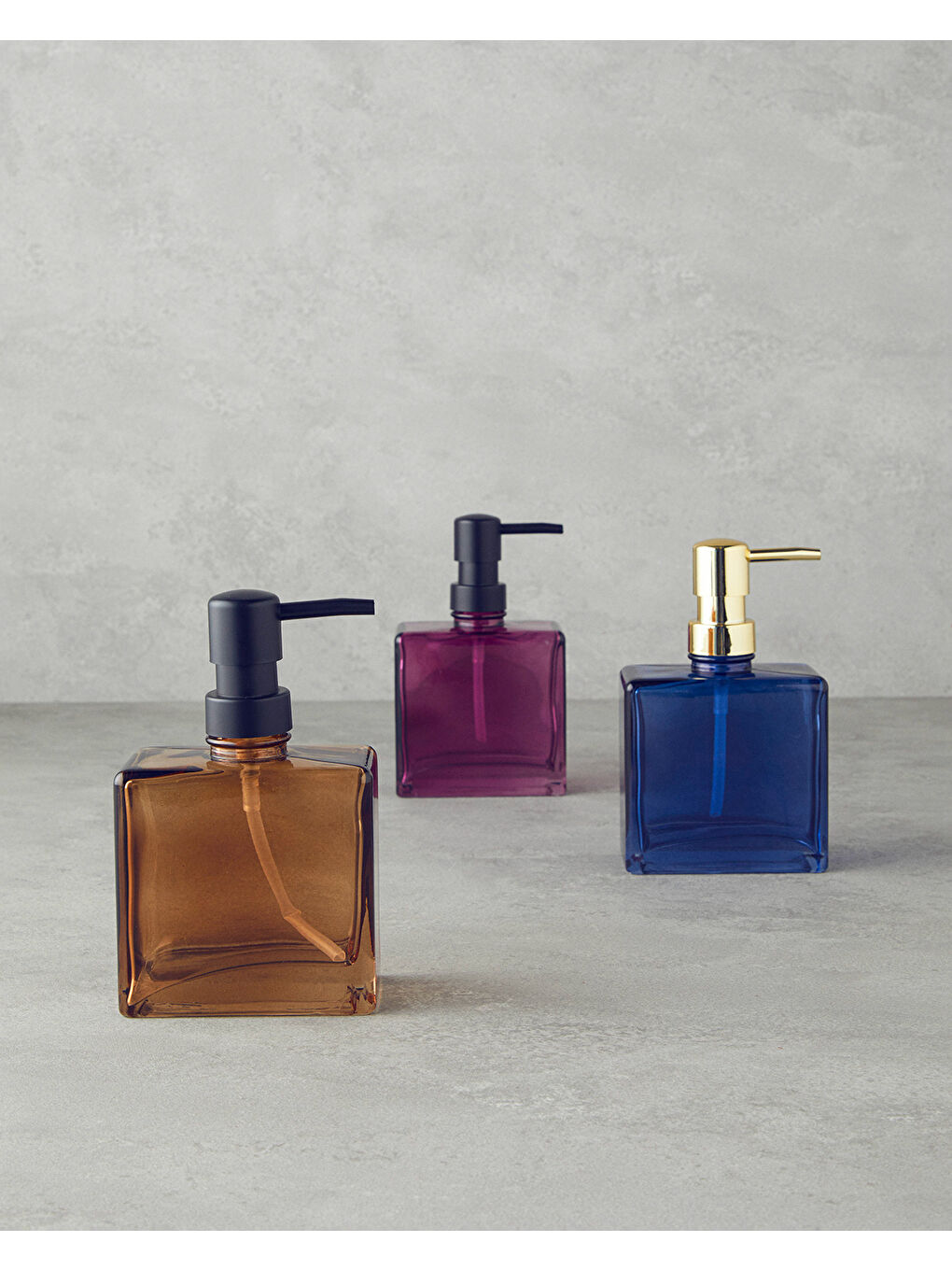 Myla Cam Banyo Sıvı Sabunluk Pembe-5