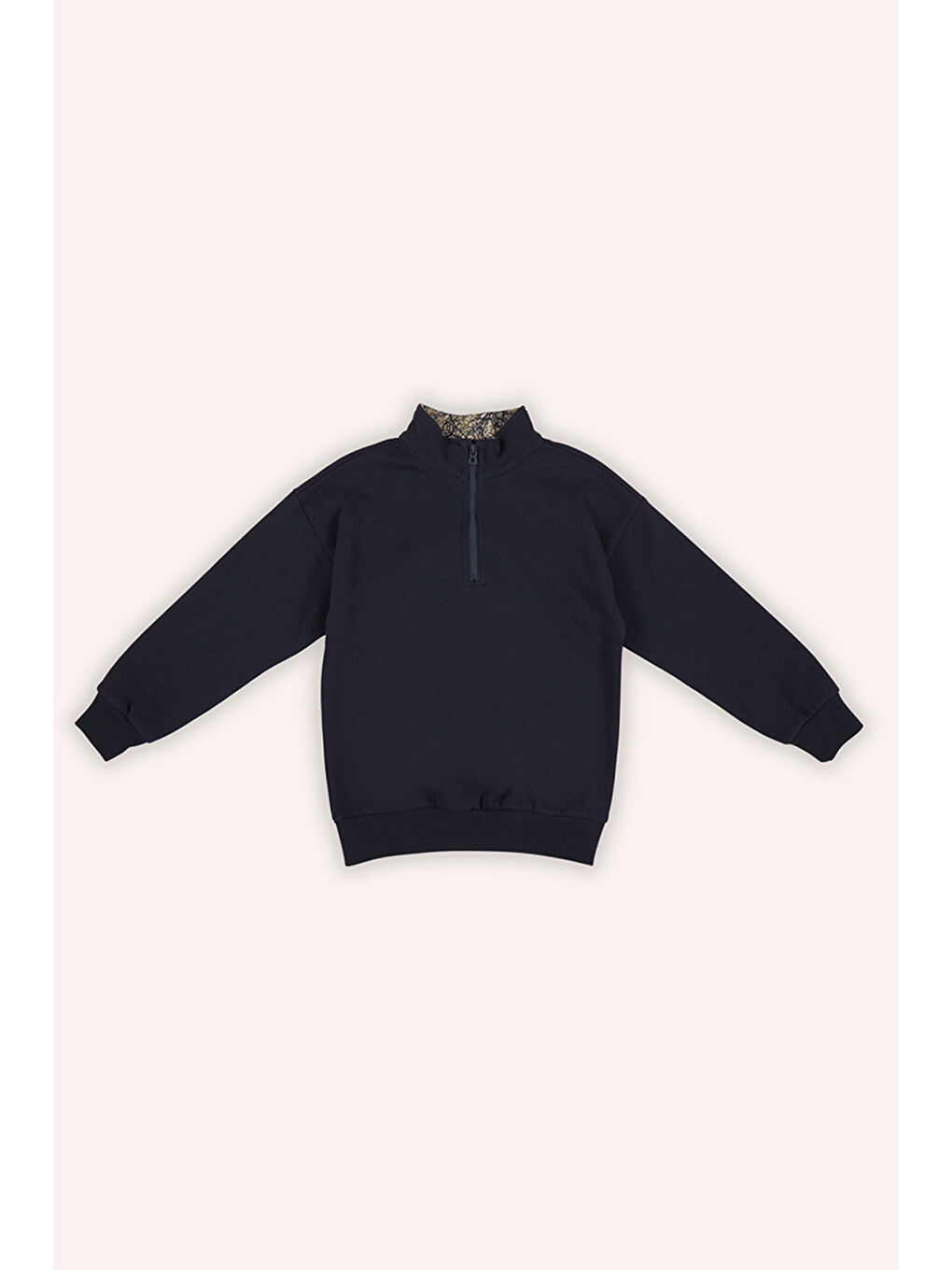 Lacivert Erkek Çocuk Çanta Detaylı Sweatshirt-2