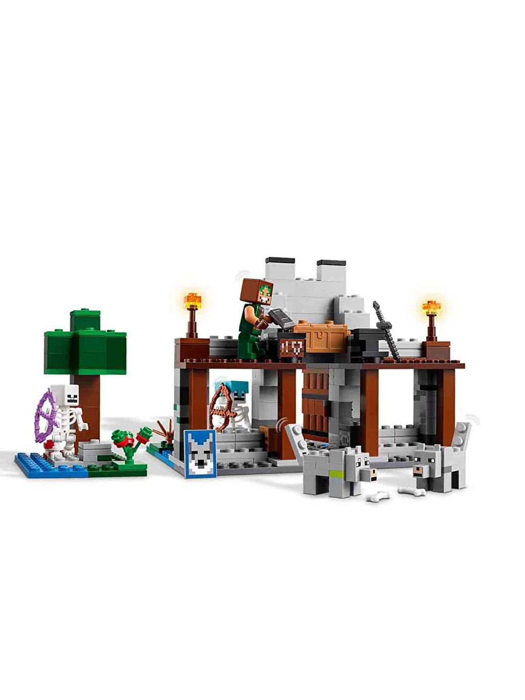 Lego Renksiz Minecraft Kalesi Oyun Seti 21261 - 2