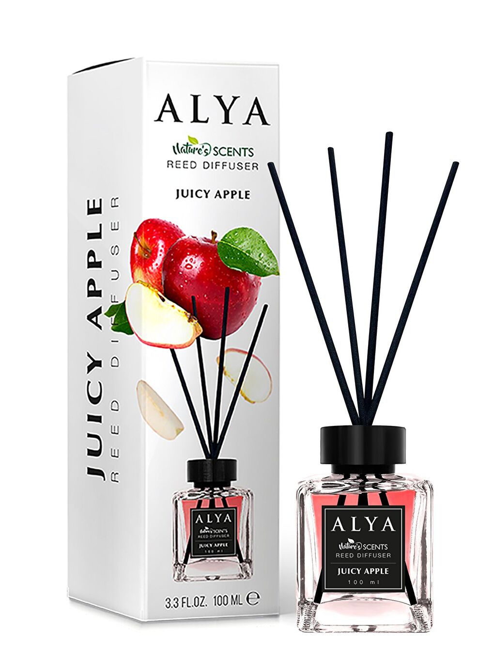 Alya Karışık Nature's Scents Juicy Elma  Bambu Çubuklu Oda Kokusu- Elma Kokusu - 1