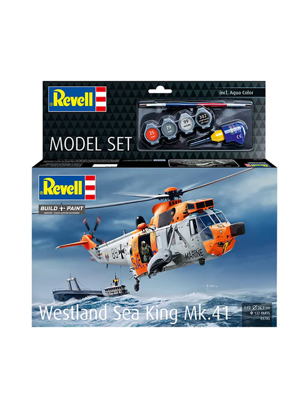 Model Set Uçak Westland Sea King Mk.41/hu.5 63785-1