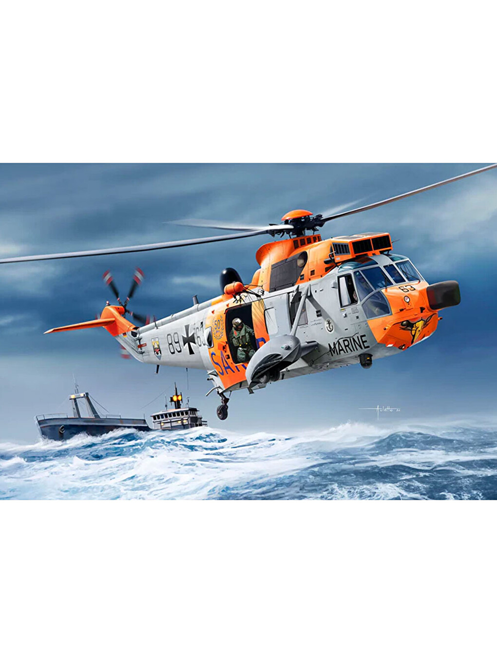 Model Set Uçak Westland Sea King Mk.41/hu.5 63785-2