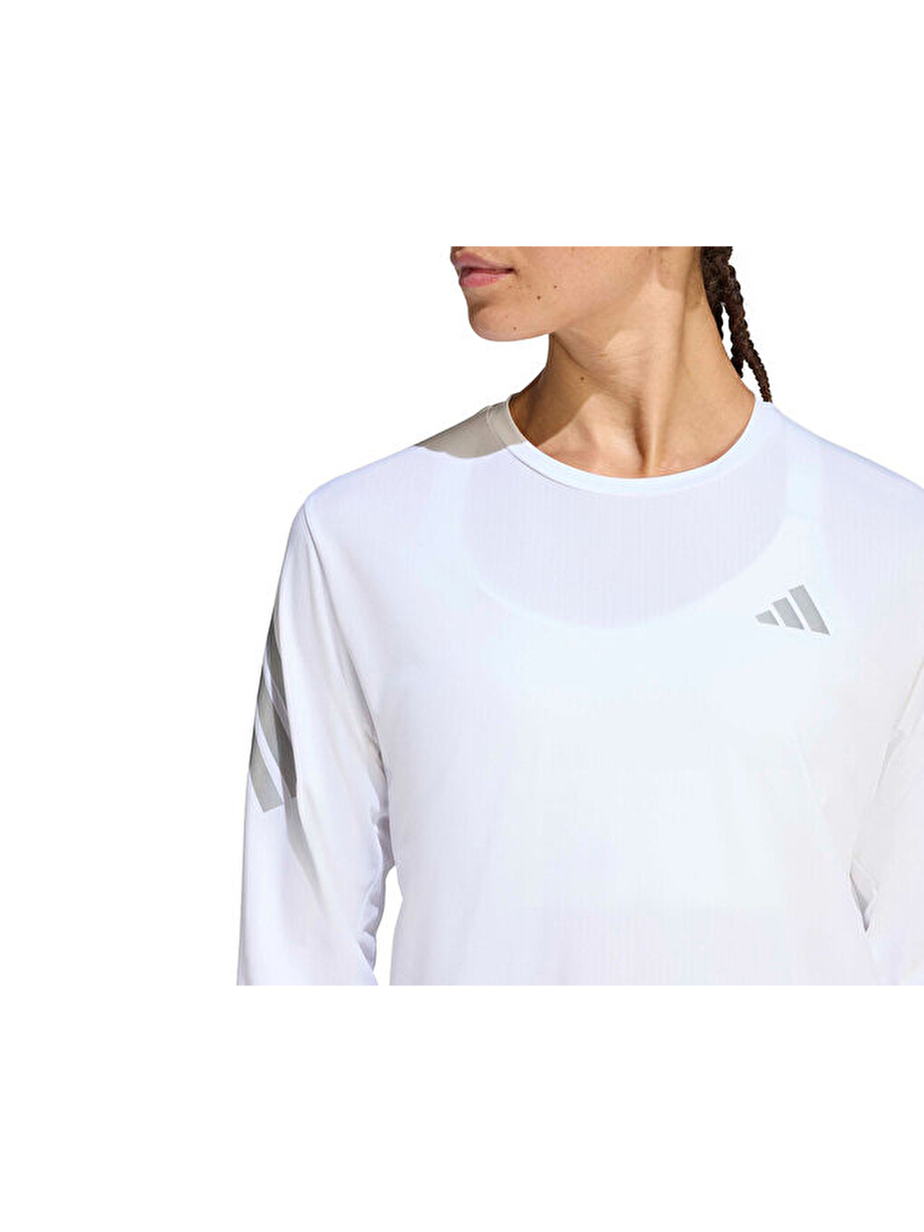 Adi365 Climacool Ls W Kadın Koşu Uzun Kollu Tişört Ke6842 Beyaz-3