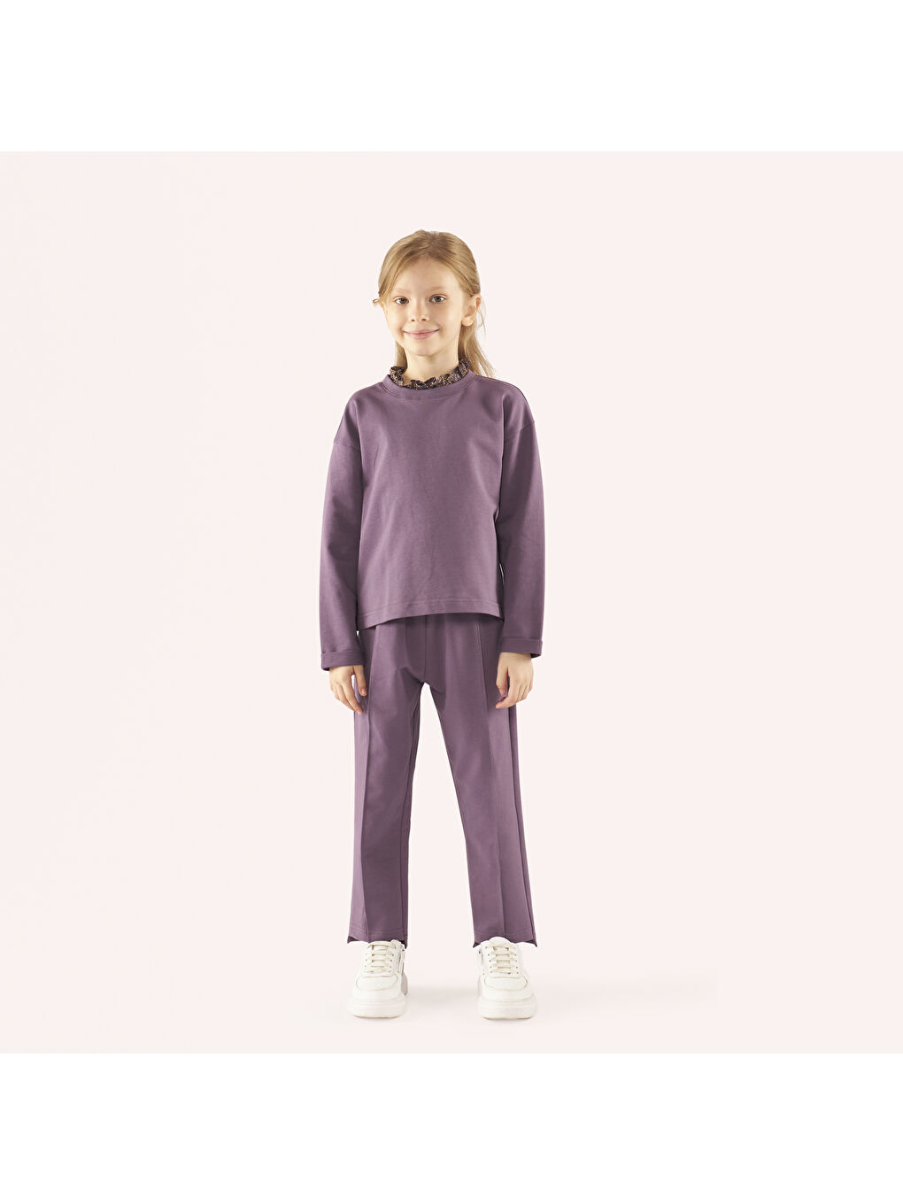 Panço Mor Kız Çocuk Sweatshirt