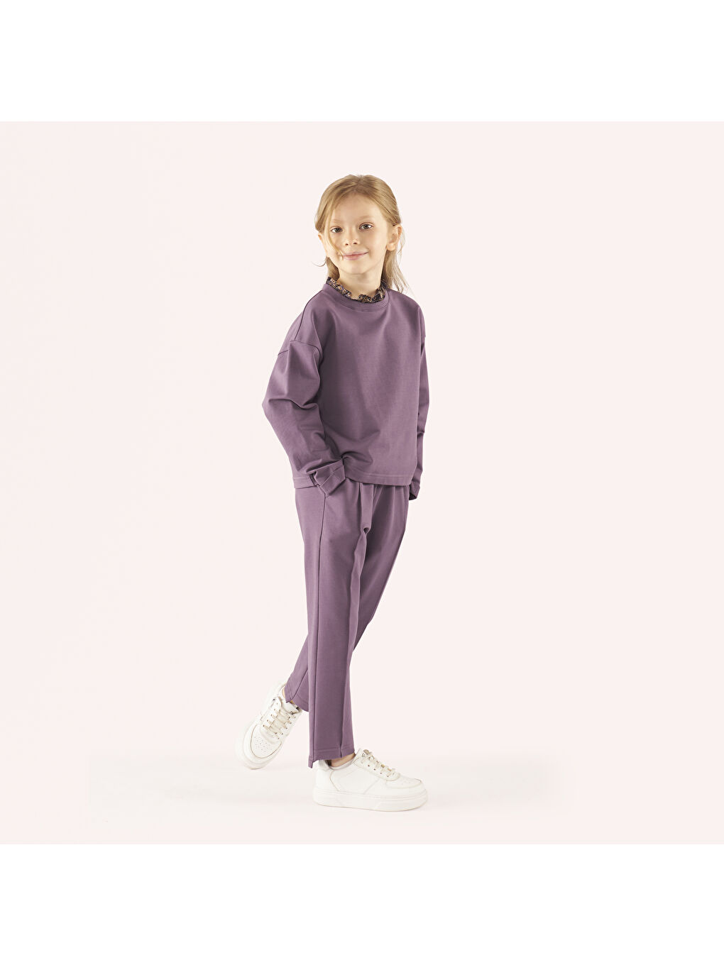 Panço Mor Kız Çocuk Sweatshirt - 4
