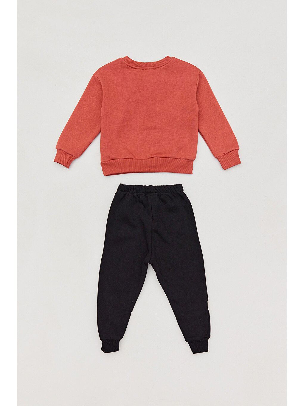 Kahverengi Dinozor Baskılı Erkek Çocuk Eşofman Takımı-1