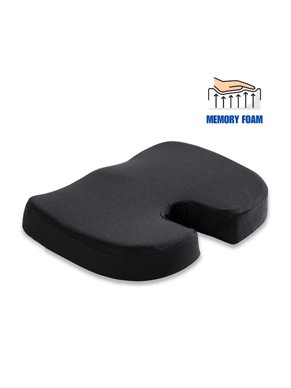 Black Deer Somon-Mor Visco Ortopedik Hafızalı Dik Oturuş Minderi Oturma Bölgesi Sorunları İçin Memory Foam Minder