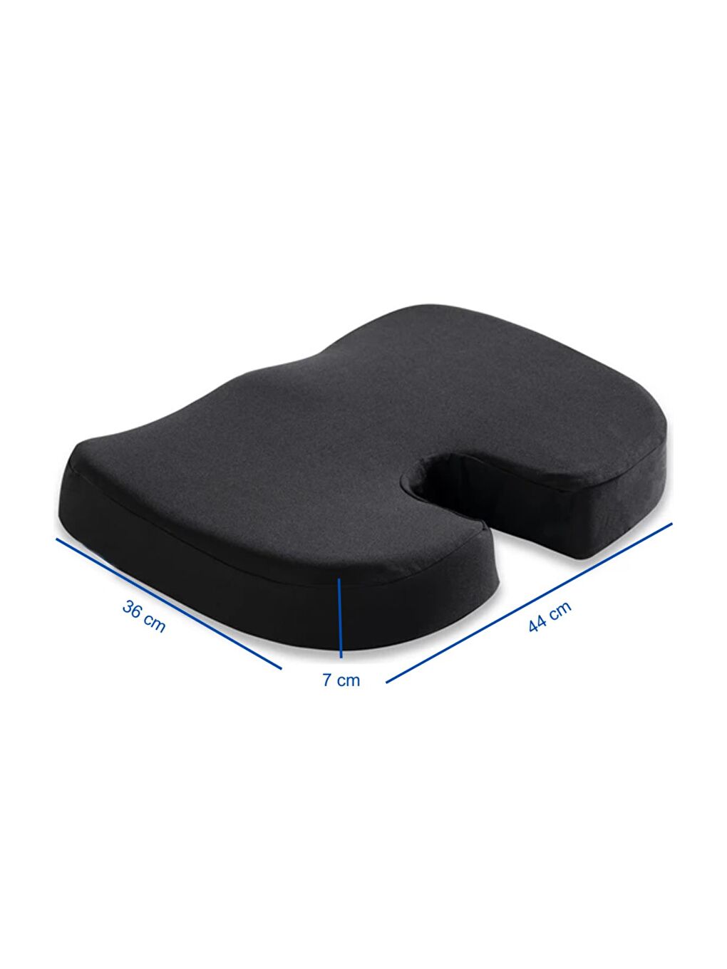 Black Deer Somon-Mor Visco Ortopedik Hafızalı Dik Oturuş Minderi Oturma Bölgesi Sorunları İçin Memory Foam Minder - 5