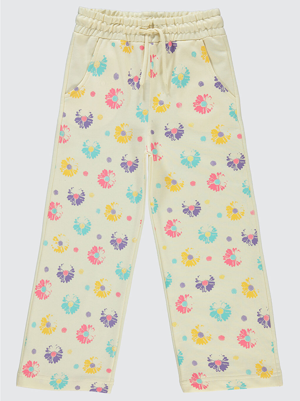 Girls Kız Çocuk Eşofman Altı 6-9 Yaş Ekru