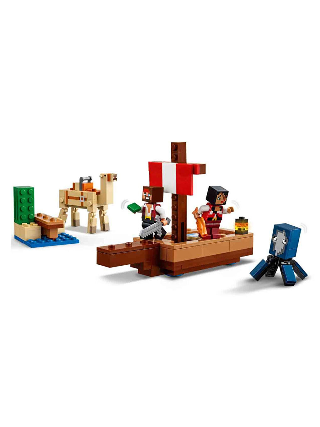 Lego Renksiz Minecraft Korsan Gemisi Yolculuğu Oyun Seti 21259 - 3