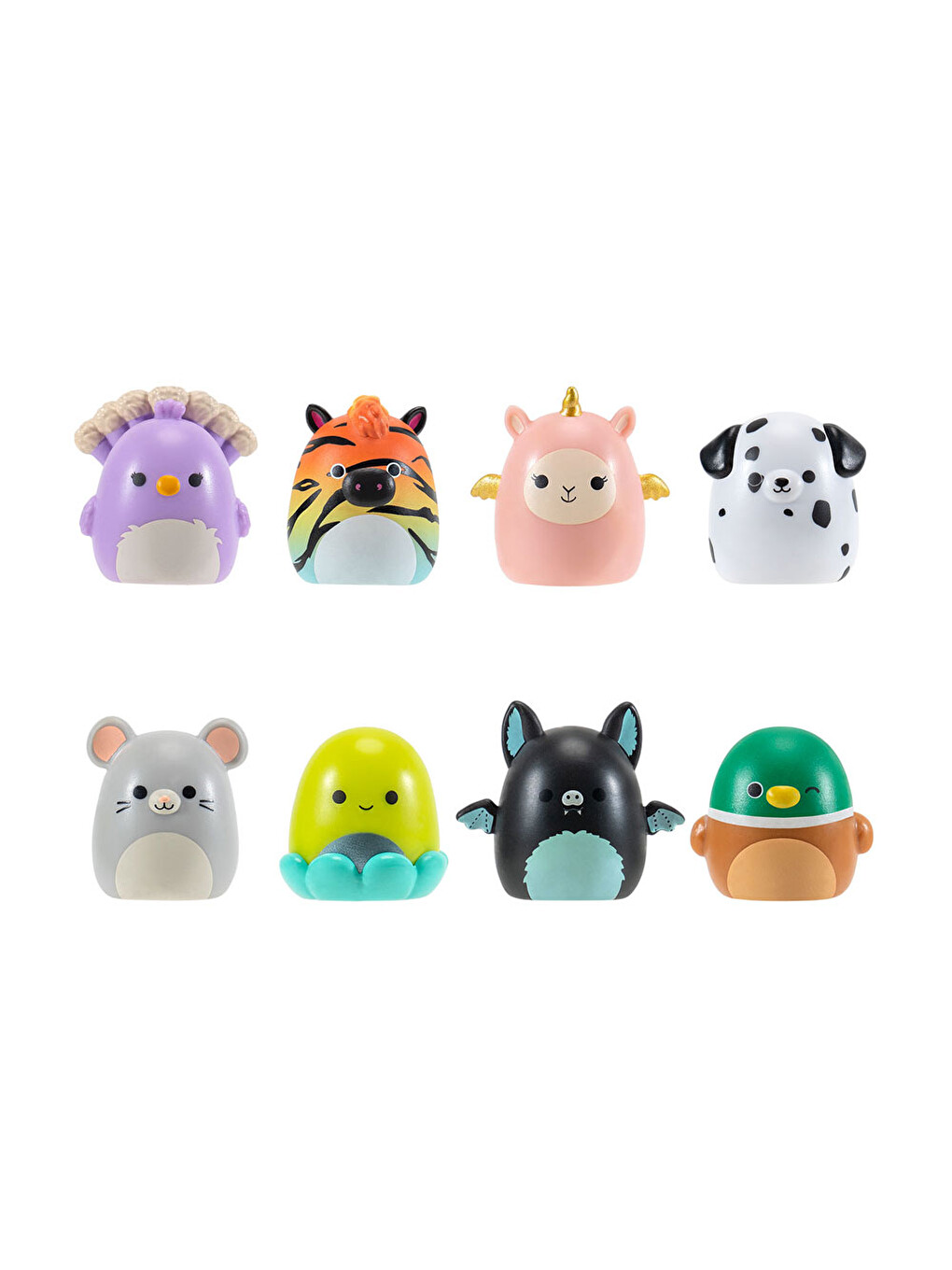 Squish-a-longs 8 Figür-yüzük Set Seri 1 Al0083-1