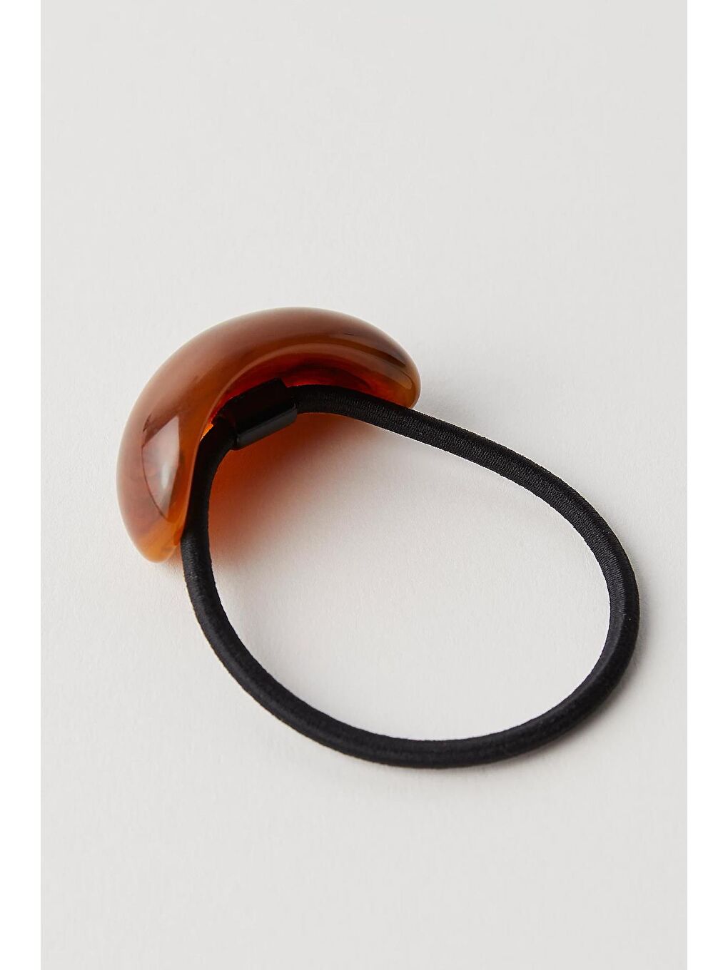 Kahverengi Akrilik Lastikli At Kuyruğu Tokası-3