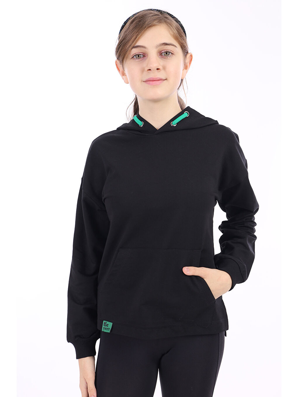 Toontoykids Siyah Kız Çocuk Sweatshirt