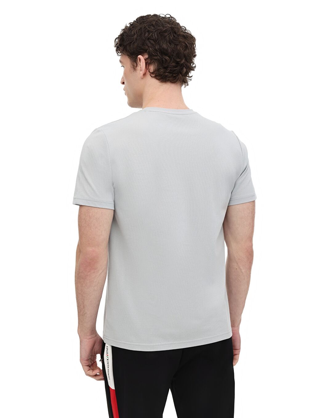 Gri ML LEAN 11ITL1112 6FX GRI Erkek Kısa Kol T-Shirt-1