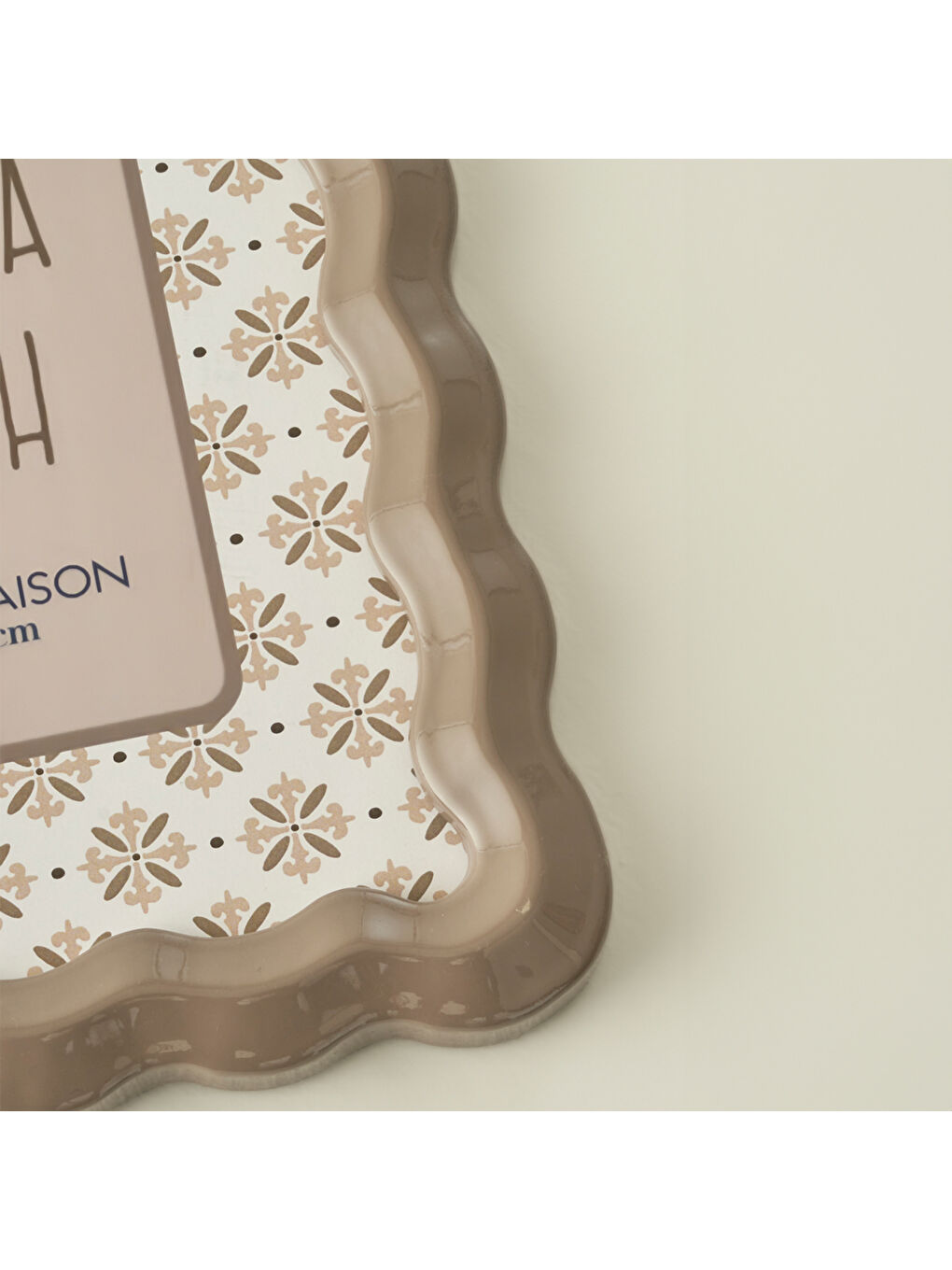 Bej Laguna Dekoratif Çerçeve Vizon (15x2x20 cm)-3