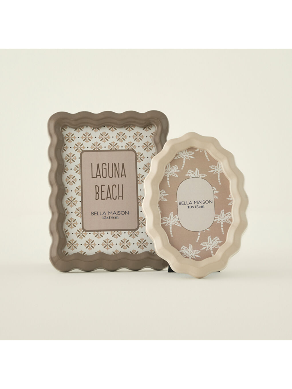 Bej Laguna Dekoratif Çerçeve Vizon (15x2x20 cm)-4