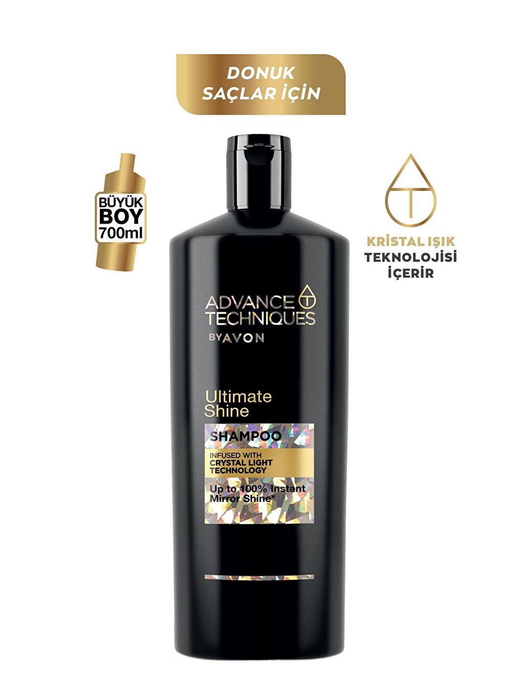 AVON Renksiz Advance Techniques Parlaklık Veren Şampuan 700 Ml. - 1