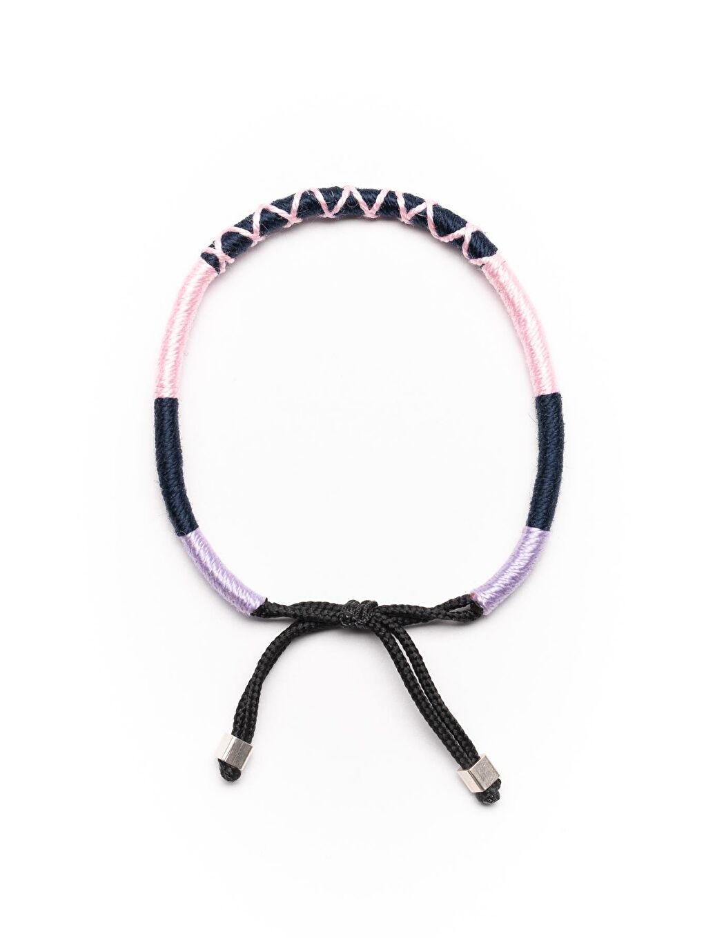 Siyah MerryBrand El Yapımı Örme İp Bileklik Rumba-4