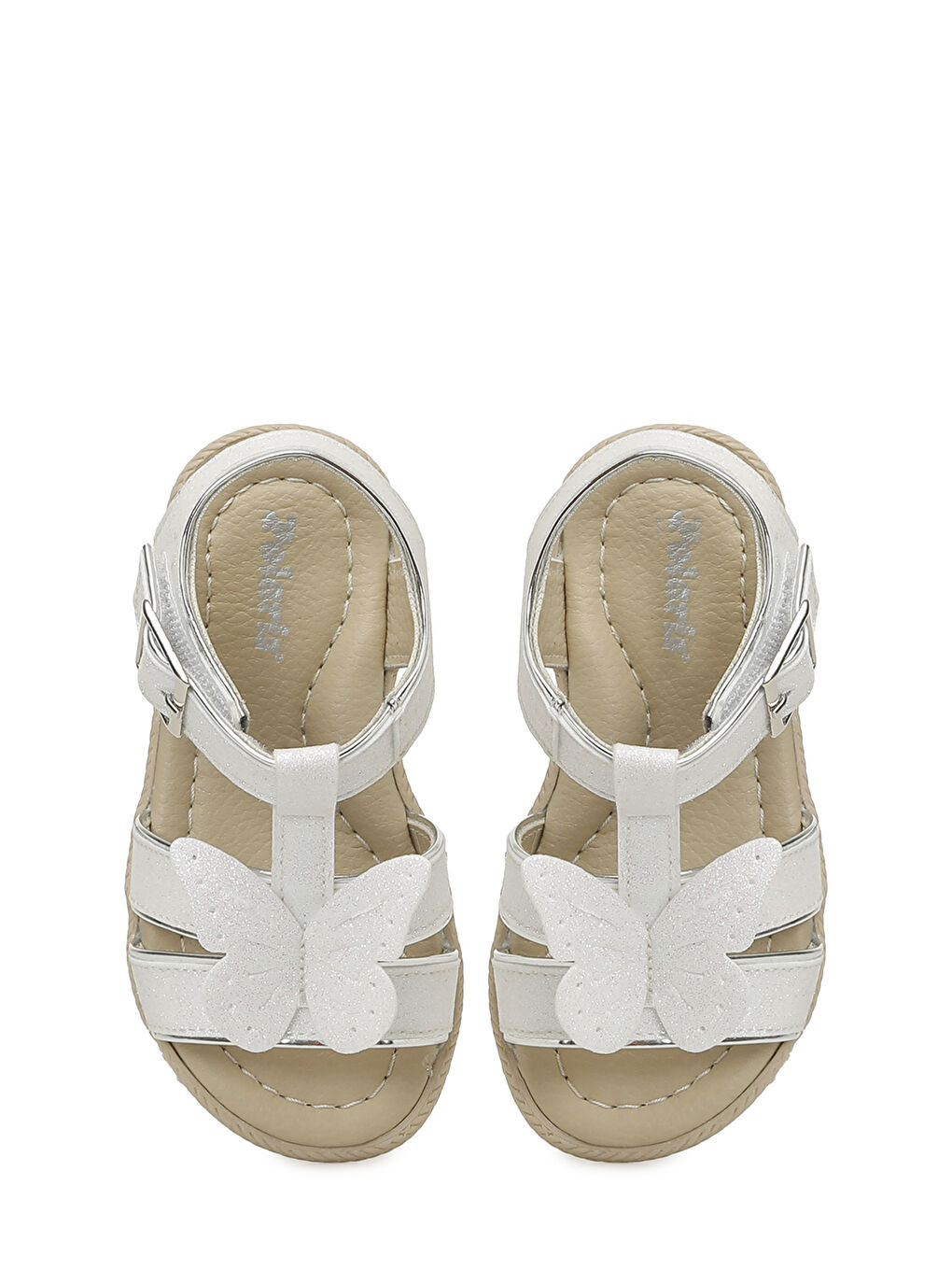 SHONE.B6FX Beyaz Kız Çocuk Sandalet-3