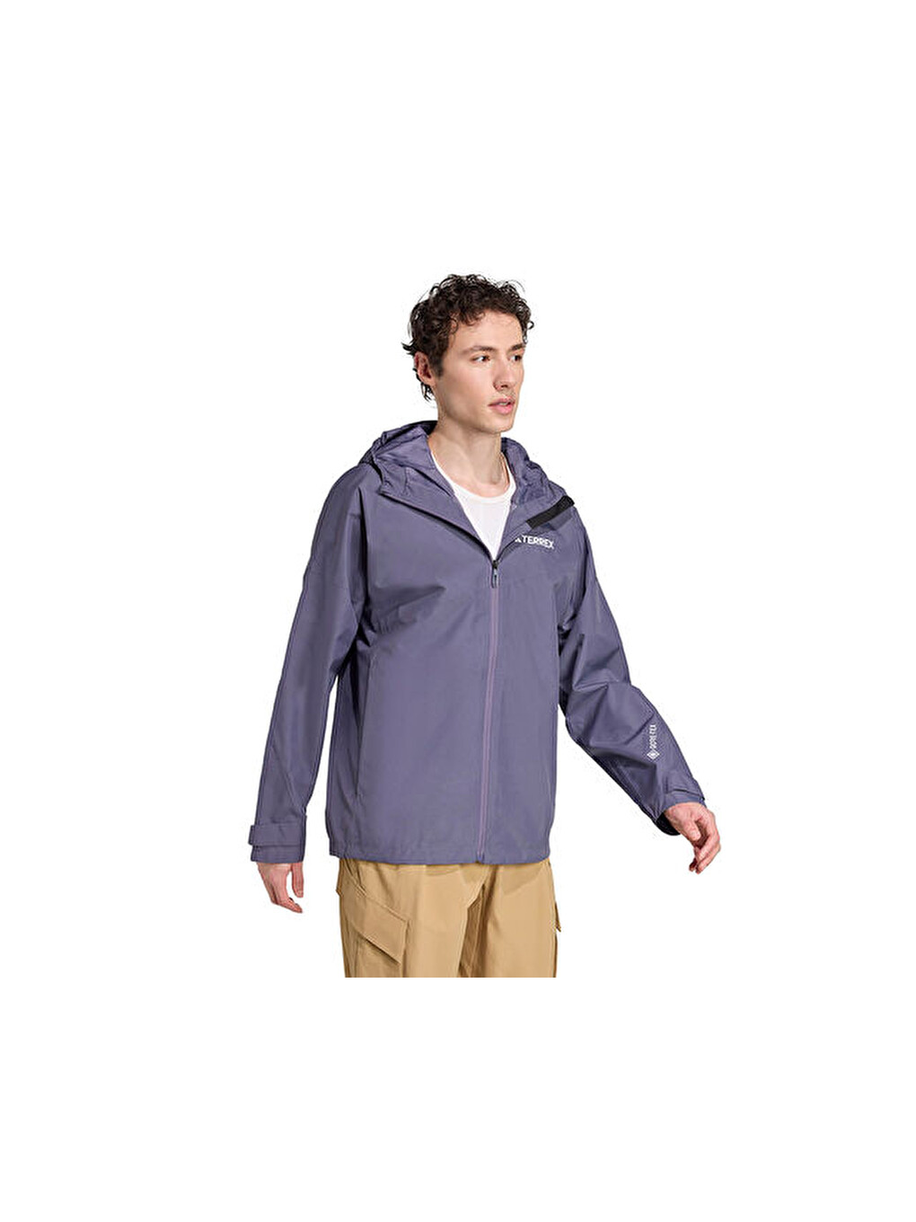 Terrex Xpr 2l Gore Jkt Erkek Outdoor Yağmurluk Ceket Jl9749 Mor-2