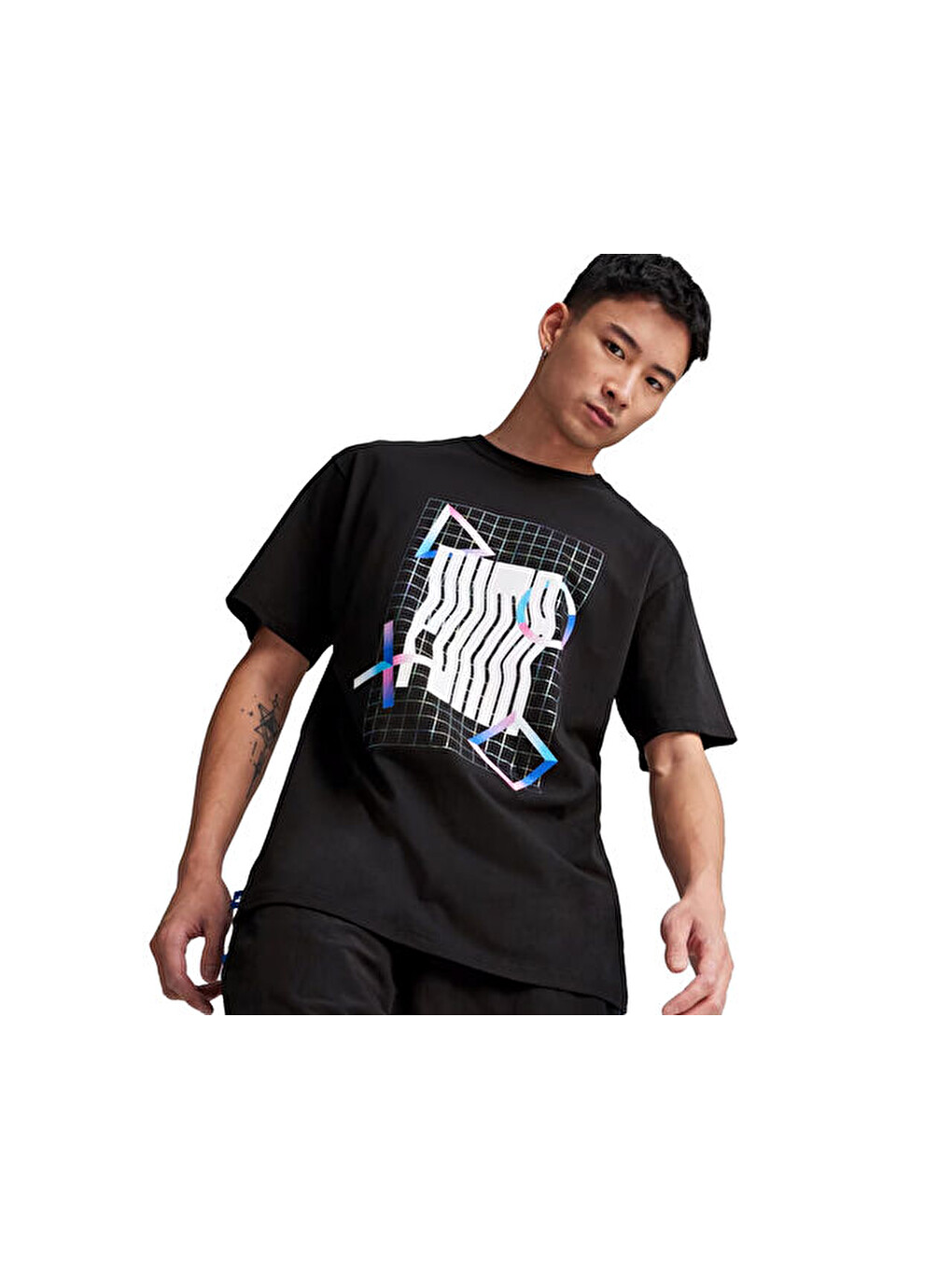 Puma X Playstation Tee Erkek Günlük Tişört 62469401 Siyah