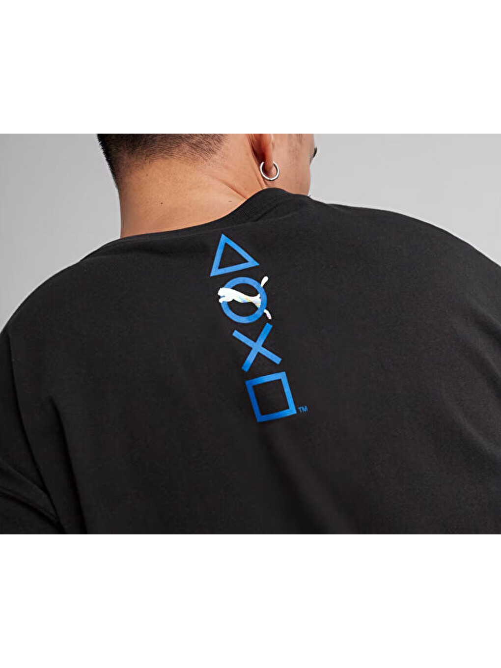 Puma X Playstation Tee Erkek Günlük Tişört 62469401 Siyah-2