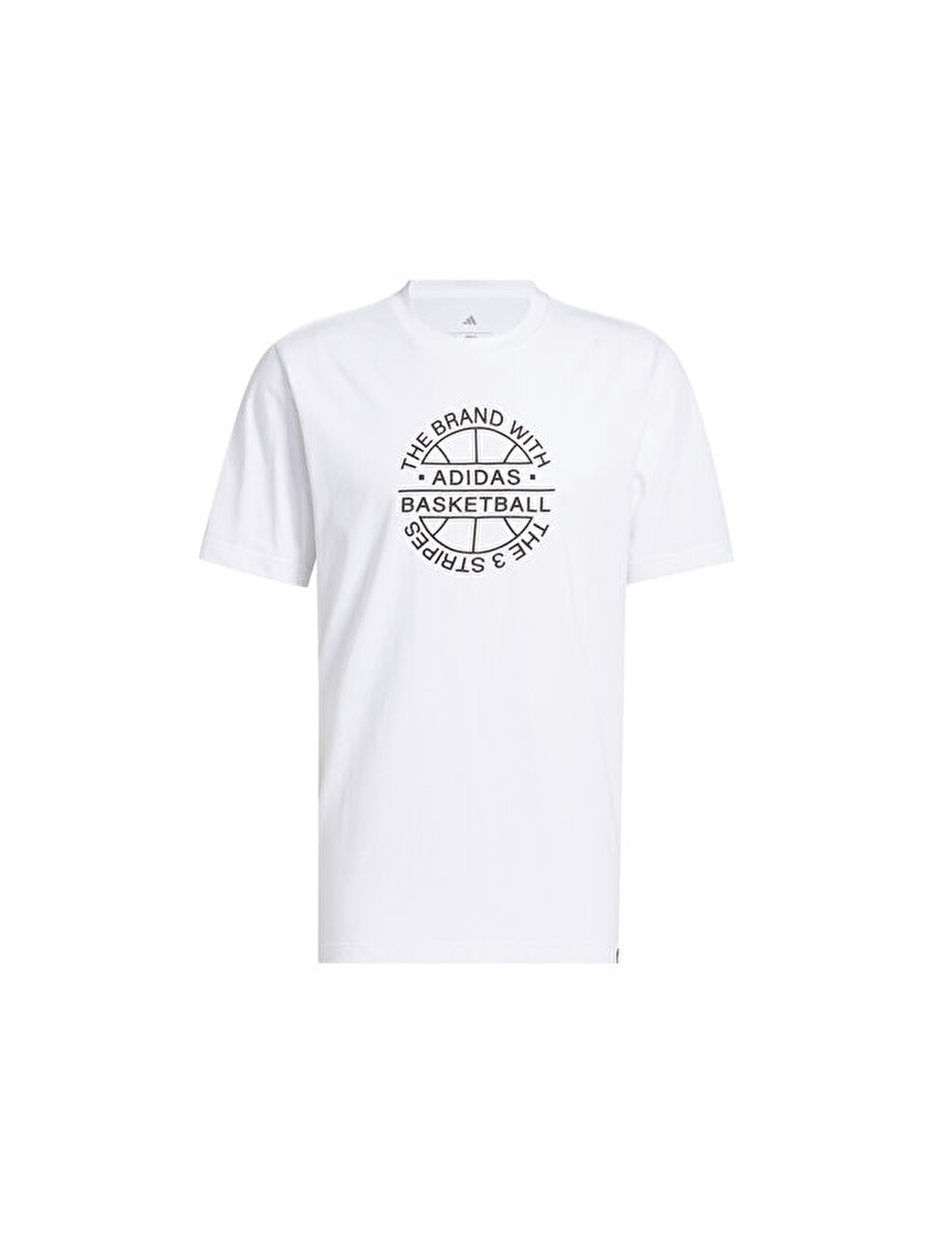 Verbiage Tee Erkek Basketbol Tişörtü Jv8429 Beyaz-5