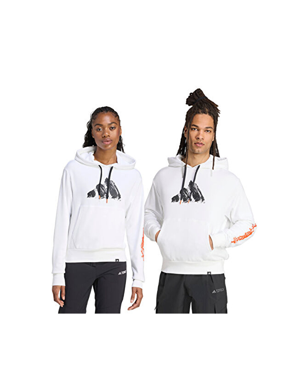 U Snow Hd Unisex Outdoor Sweatshirts Jm6364 Beyaz-6