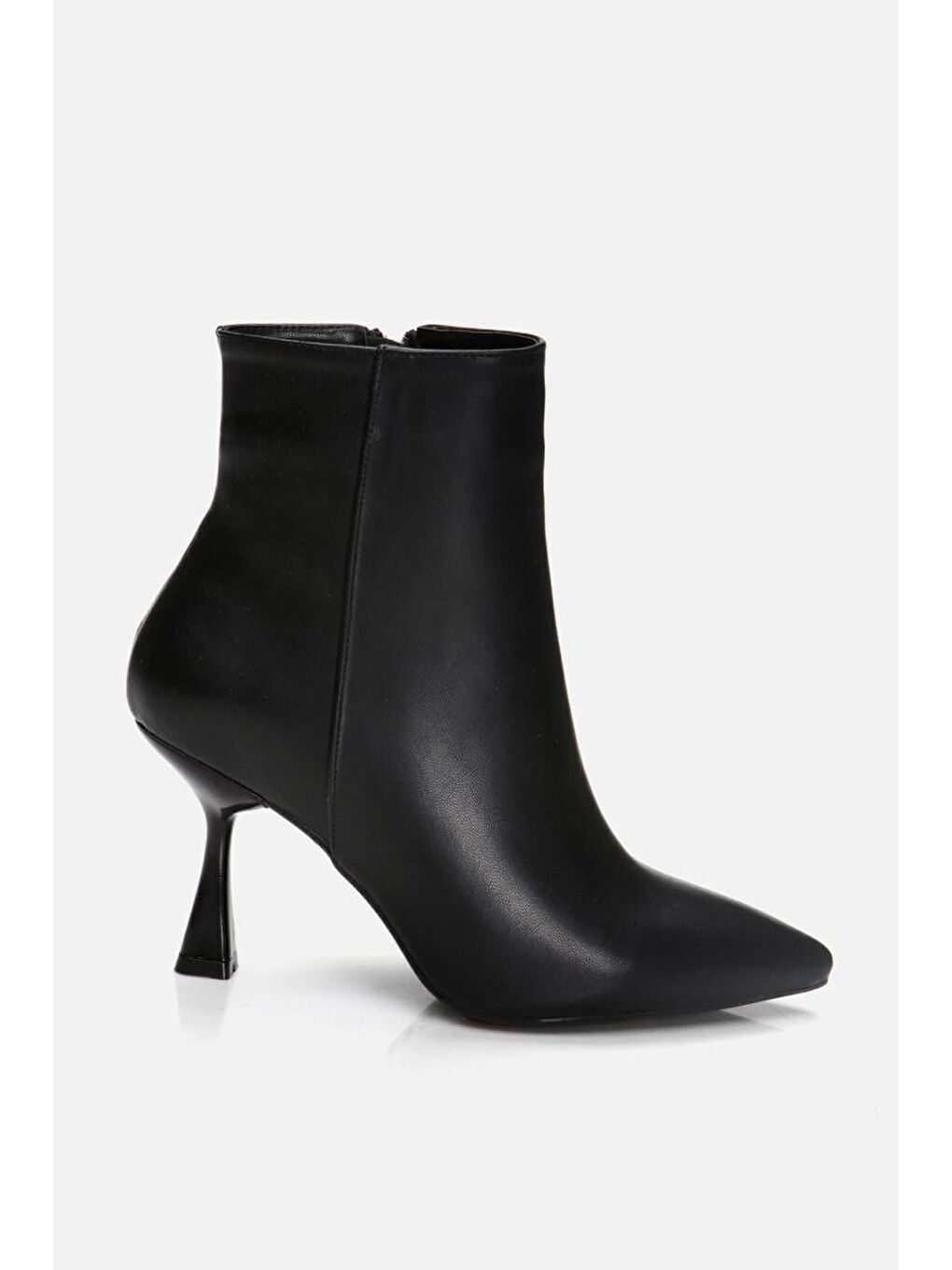 Siyah Kadın Topuklu Bot-7