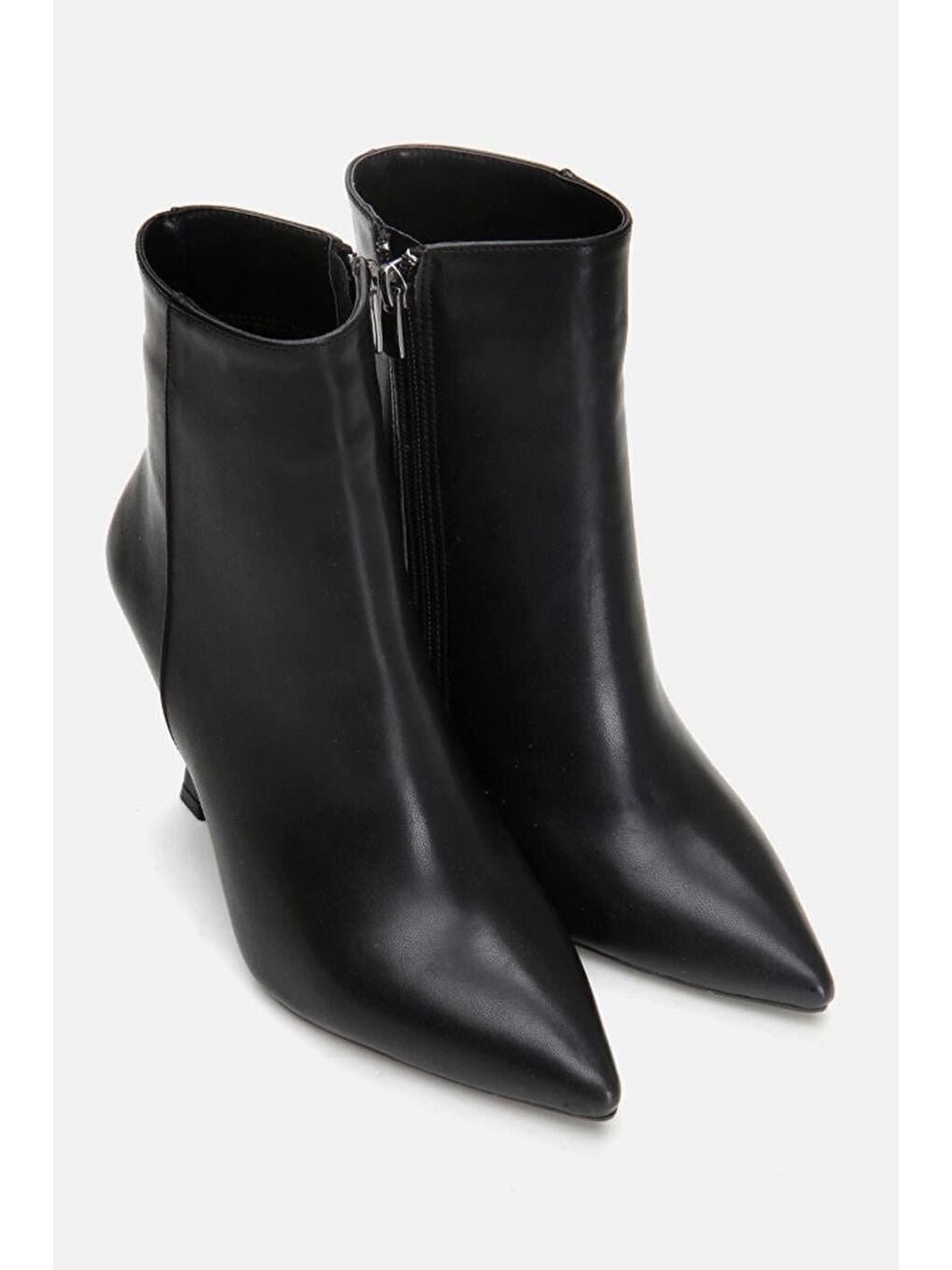 Siyah Kadın Topuklu Bot-6