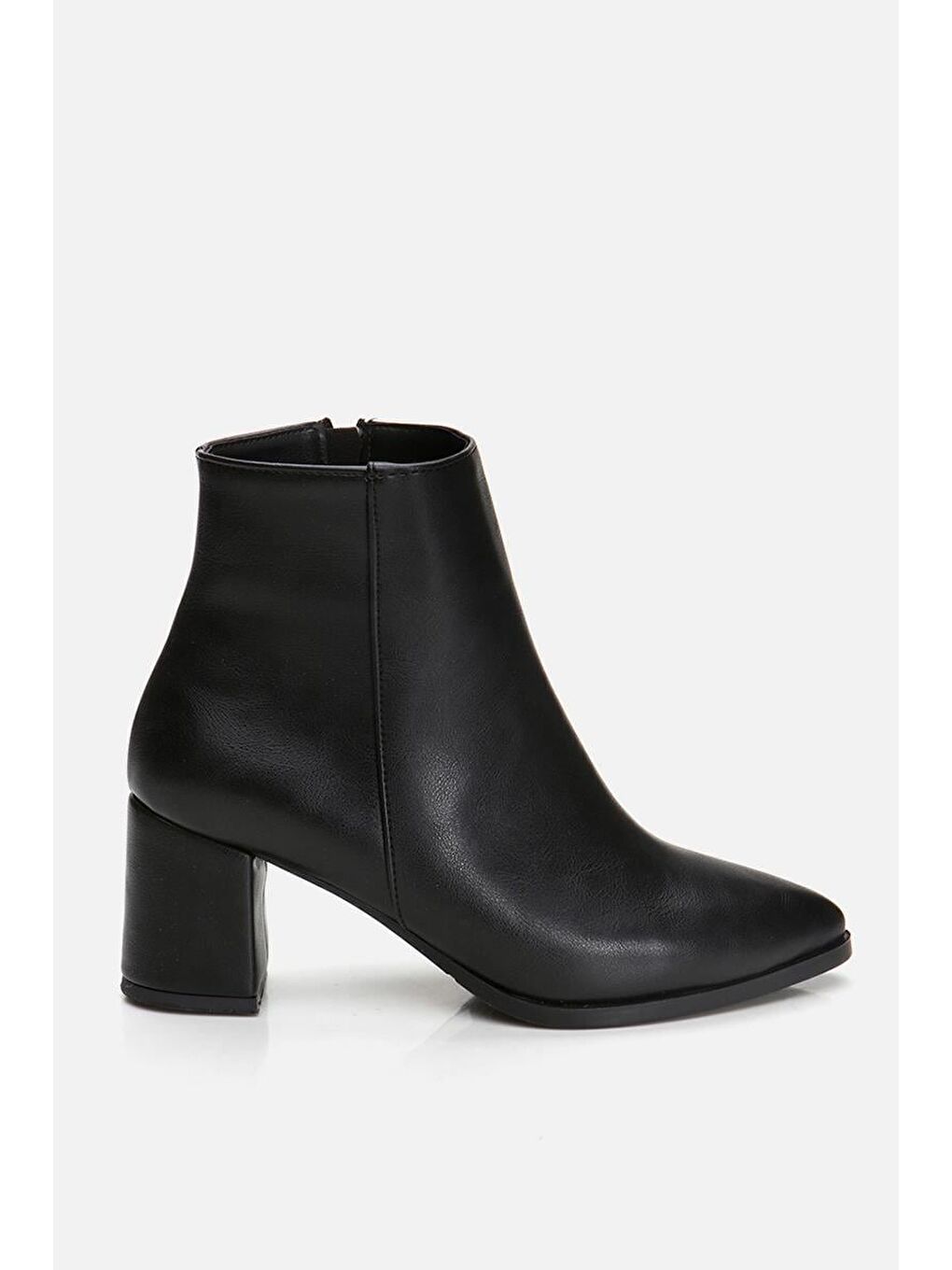Siyah Kadın Topuklu Bot-6