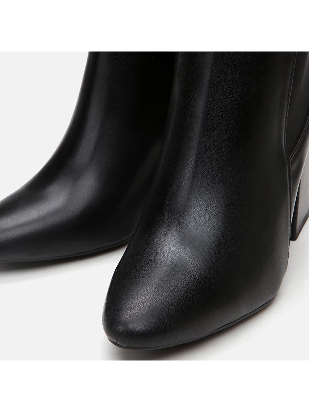 Siyah Kadın Topuklu Bot-5