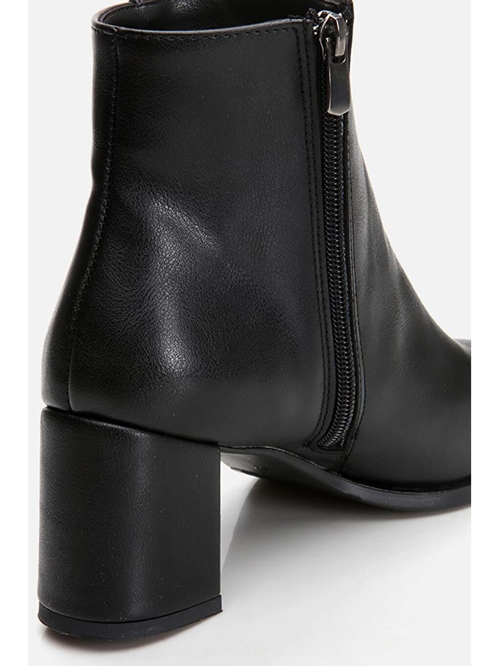 Siyah Kadın Topuklu Bot-3